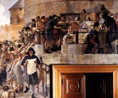 Louis VI of France granting the citizens of Paris their first charter by Jean Paul Laurens
