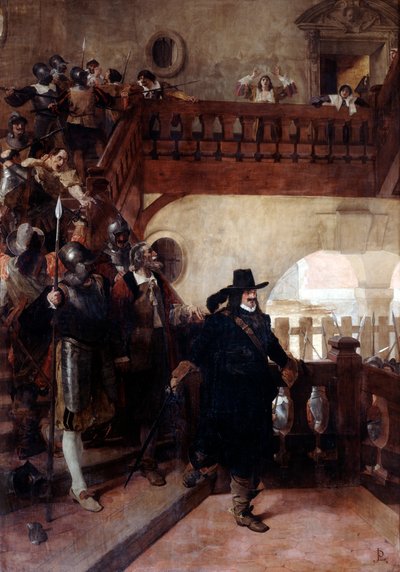 The Arrest of Councillor Broussel, 26th August, 1648 by Jean Paul Laurens