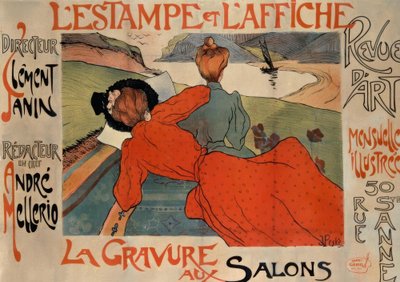 The Print and the Poster / The Engraving at the Salons by Jean Peske