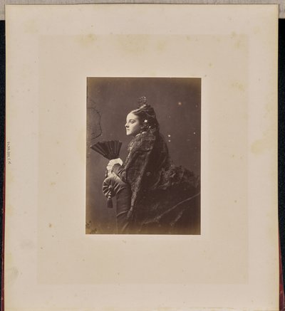 Portrait of a woman by Jean Pierre Bertrand Eugène Pégot Ogier