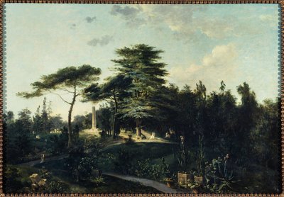 The Cedar of Lebanon, at the Jardin des Plantes, circa 1800 by Jean Pierre Houel