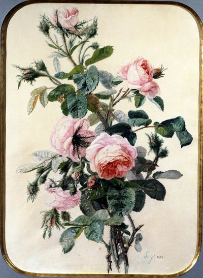 The Roses. Painting by Jean Pierre Lays. Private Collection. by Jean Pierre Lays
