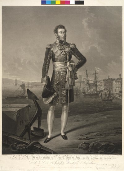 Dauphin Louis Anton of France by Jean Pierre Marie Jazet