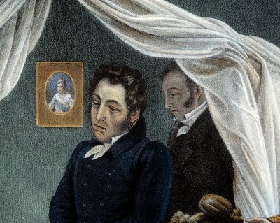 The Death of Napoleon, 5/05/1821 at Saint Helena (Detail) Representing Louis Etienne Saint Denis Known as the 