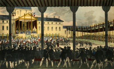 Interior View of the Assembly of the Champs-de-Mai by Jean Pierre Marie Jazet