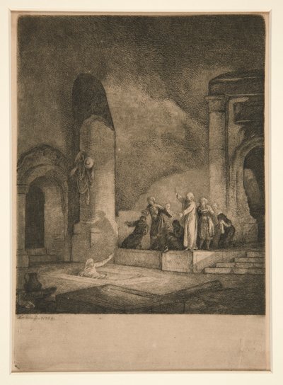 Raising of Lazarus by Jean Pierre Norblin