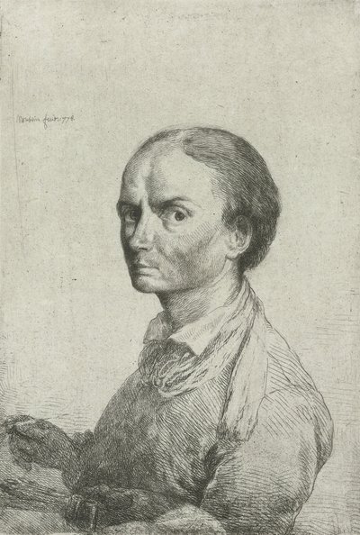 Self Portrait of Jean Pierre Norblin de la Gourdaine by Jean Pierre Norblin de La Gourdaine