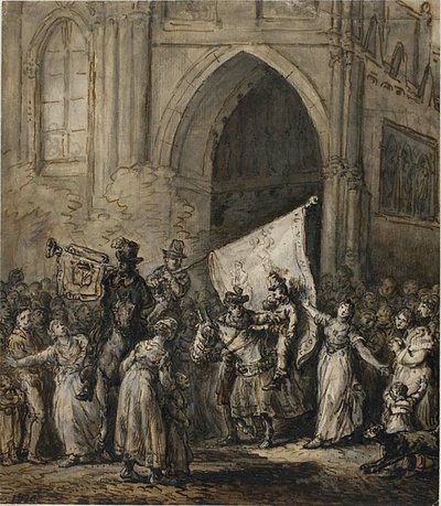 Scene of the Revolution by Jean Pierre Norblin de La Gourdaine