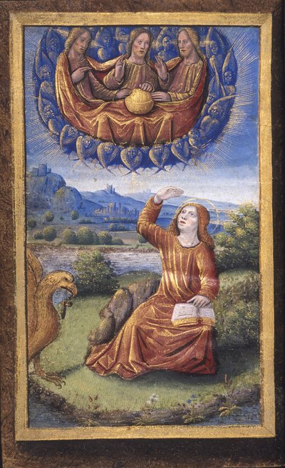The Holy Trinity from Lettres bâtardes by Jean Poyet