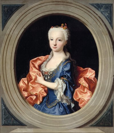 Maria Teresa Rafaela 1726-1746, Infanta of Spain, 1731 by Jean Ranc
