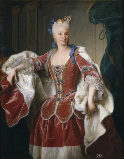 Portrait of Elisabeth Farnese, Queen consort of Spain by Jean Ranc