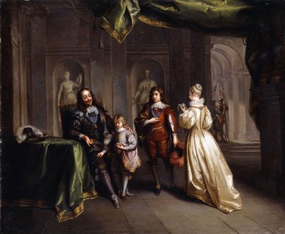 King Charles Taking Leave of His Children by Jean Raoux