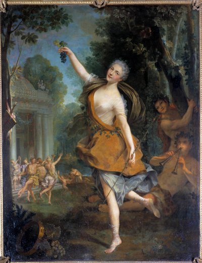 Mademoiselle Prevost in Bacchante by Jean Raoux