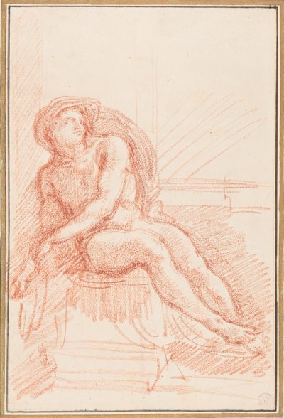 Ignudo from Sistine Chapel ceiling by Jean Robert Ango
