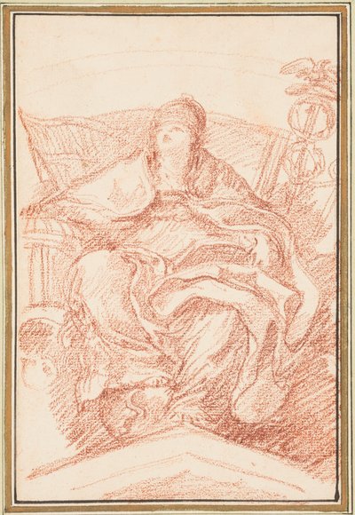 Seated Bishop by Jean Robert Ango