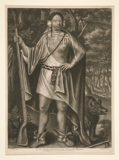 Sa Ga Yeath Qua Pieth Tow, King of the Maquas by Jean Simon