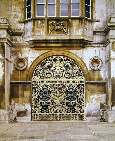 Gates from Burghley House, 1710 by Jean Tijou