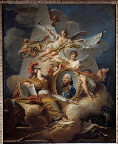 Allegorical Portrait of Louis Charles Auguste Fouquet, Duke of Belle Isle by Jean Valade