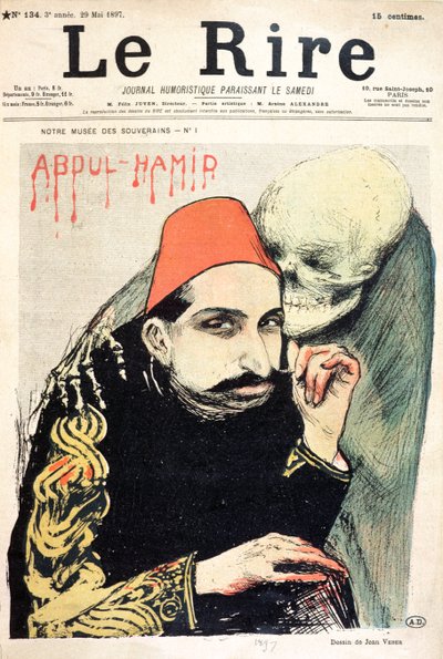 Caricature of Abd al-Hamid II from 