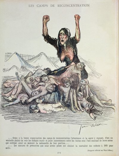 Caricature of the Boer War from 