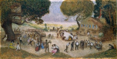 Sketch for Hôtel de Ville de Paris: Fête champêtre, circa 1906 by Jean Veber
