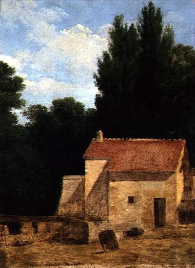 Farm Building in a Landscape by Jean Victor Bertin