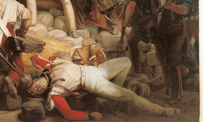 Fighting at the Hotel de Ville, 28th July 1830 (detail) by Jean Victor Schnetz
