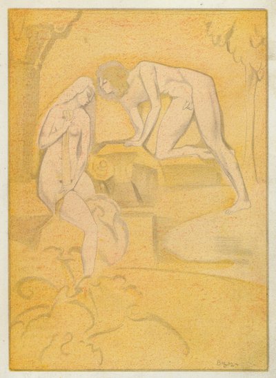 The Love Books of Ovid: Such kisses as Phoebus to Diana gives by Jean de Bosschere