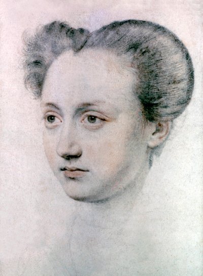 Marie Touchet mistress of French king Charles IX, c.1570 by Jean de Court