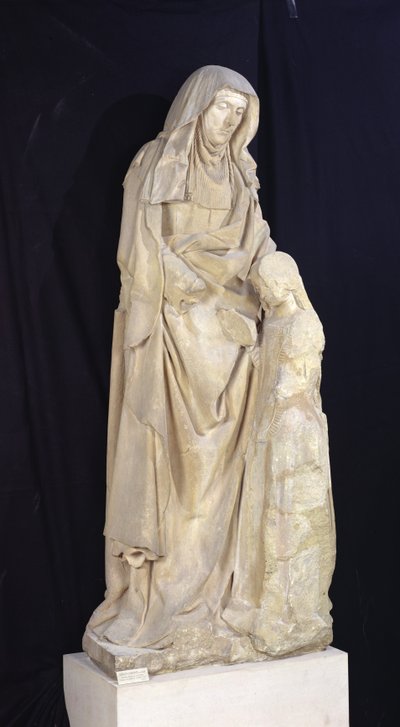 St. Anne Educating the Virgin, from the Chateau des Ducs de Bourbon, Chantelle, c.1500-03 by Jean fl.c.1465 c.1516 Guilhomet