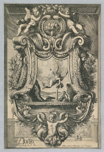 Design for Holy Water Spouts, from Inventions Pour Faire des Plaques by Jean le Pautre