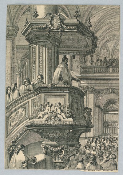 Design for Pulpit by Jean le Pautre