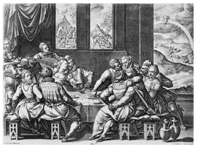 Life at the Court of Catherine de Medici (1519-89), 16th century by Jean or Johann Sadeler