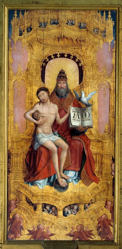 Anchin Polyptic: The Trinity (central part) by Jean the Elder Bellegambe