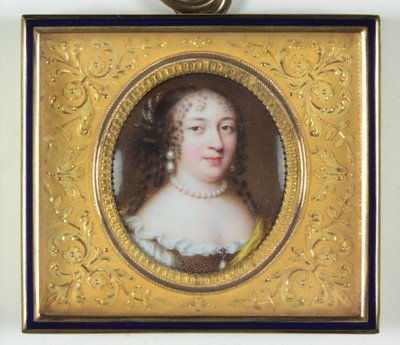 Madame de Louvois by Jean the Elder Petitot
