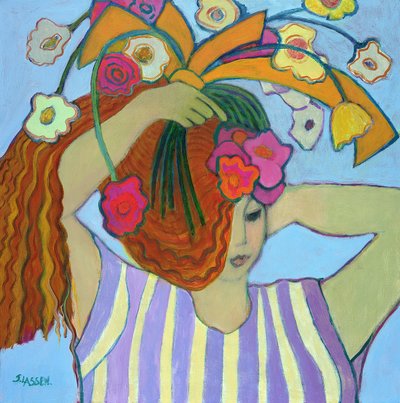 Flowers in Her Hair by Jeanette Lassen