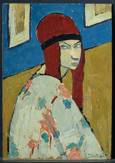 Self Portrait, c.1917 by Jeanne Hébuterne
