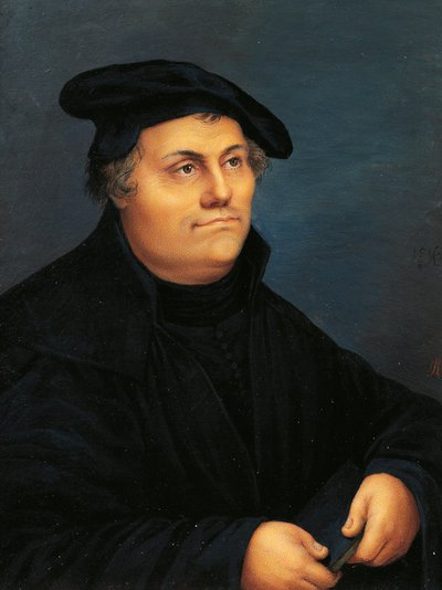 Portrait of Martin Luther by Jeanne Henriette Rath