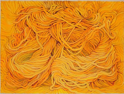 Wool Yellow, 2013 by Jeanne Maze