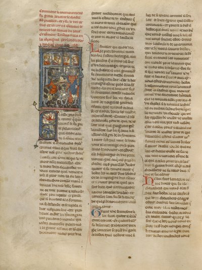 A Tournament before the Castle of Pucelles by Jeanne de Montbaston