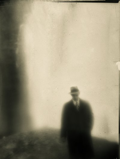Mysterious Man in Fog by Jeffrey Hummel