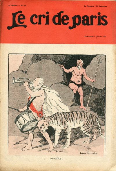 Cover of Le Cri de Paris by Jehan Testevuide