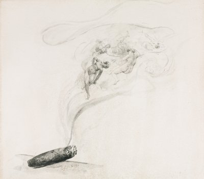 In the Smoke by Jehan Georges Vibert