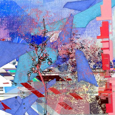 Abstract Floral Bloom by Jenja Braun