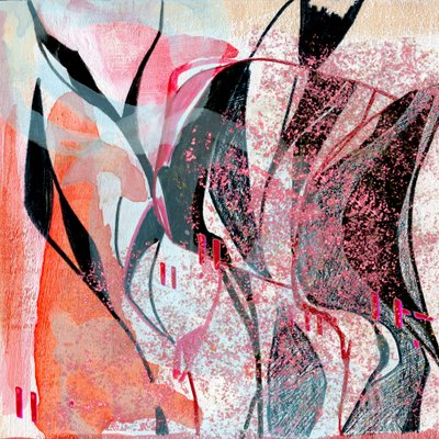 Modern Pink Flow by Jenja Braun