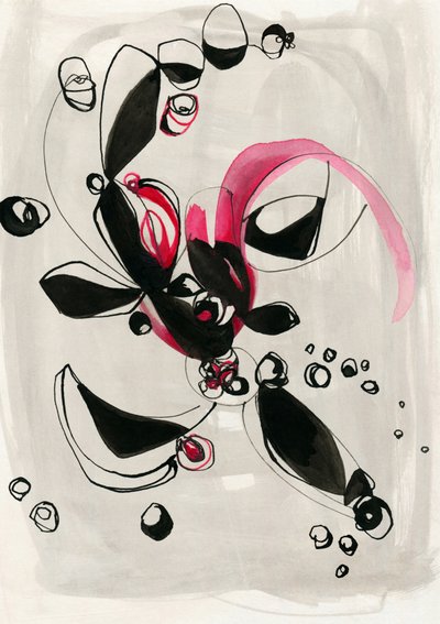 Vibrant Abstract Forms by Jenja Braun