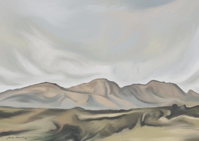 Serene Desert Mountains by Jenna Alheit