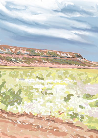 Southwest Mesa Vista by Jenna Alheit