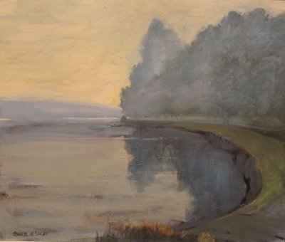 Batson Creek Salcombe, early morning, 2016 by Jennifer Wright