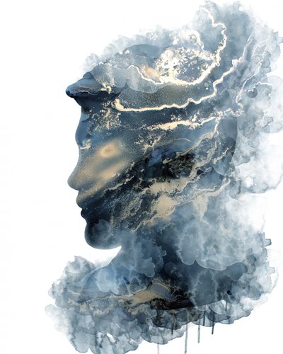 Ethereal Ink Woman by Jenny Nielsen